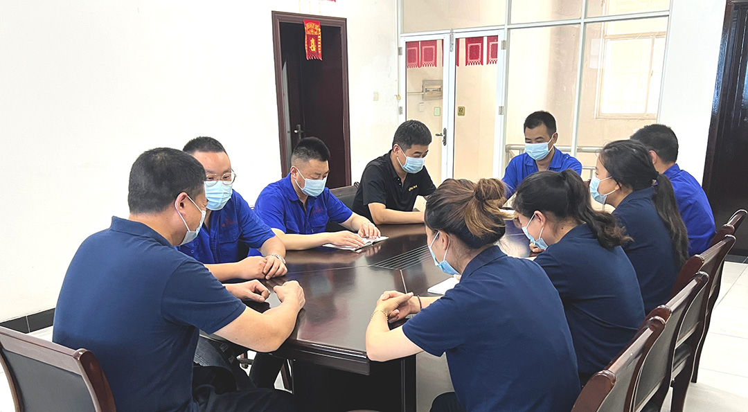 Dafeng Mingyue Bearing Bush Co., Ltd ने 2024 साठी तिची 8 वी मासिक बैठक घेतली