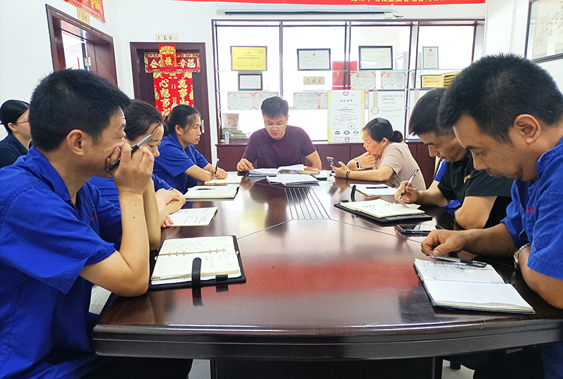 Dafeng Mingyue Bearing Bush Co., Ltd ने 2024 साठी तिची 9वी मासिक बैठक घेतली